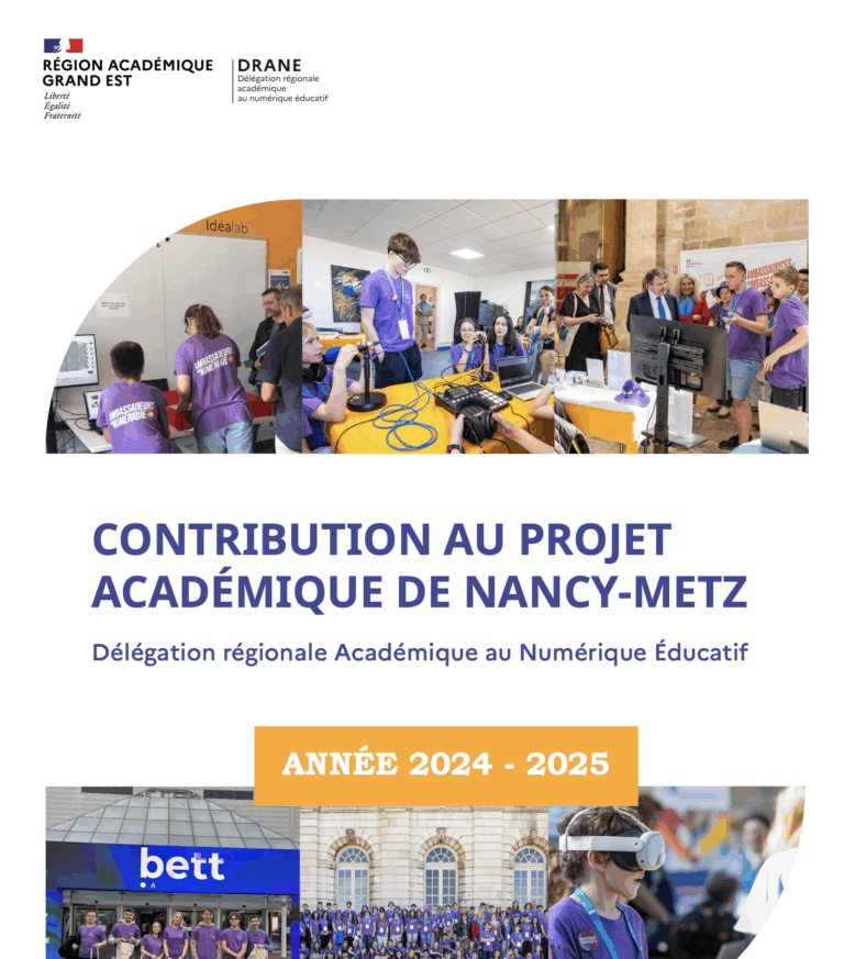 Contribution au projet académique de Nancy-Metz – année 2024-2025